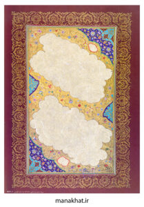 طرح کلی کاغذ چاپی خوشنویسی Y628