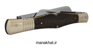 شاخ گوزن بر روی دسته ی قلمتراش